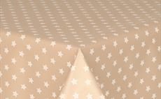 Little Stars On Beige PVC Tablecloths
