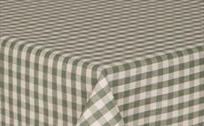 Green Check Tablecloth